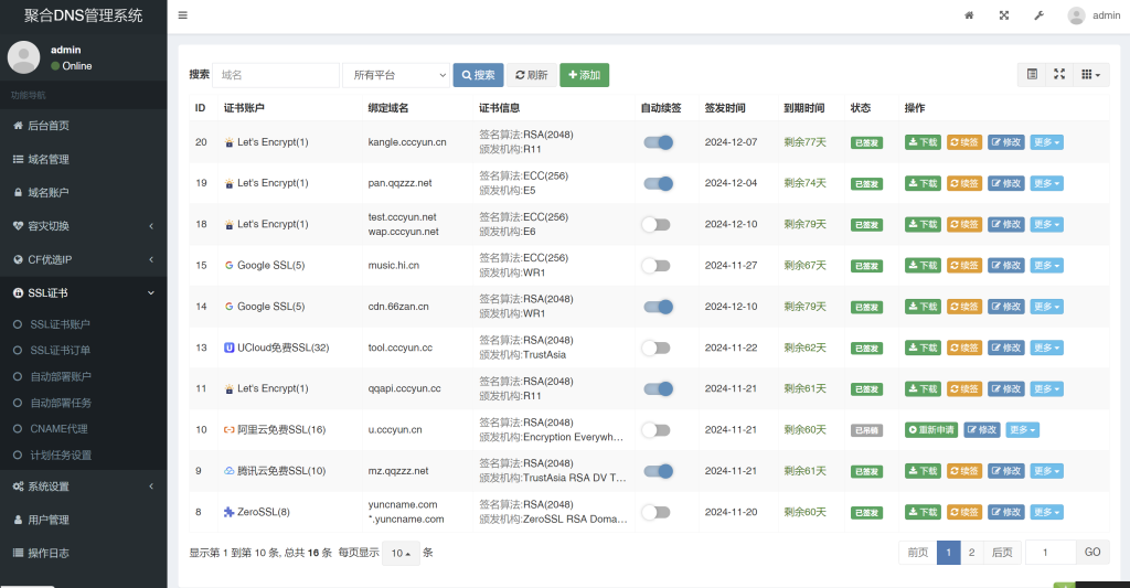 图片[7]-彩虹聚合DNS管理系统v2.5更新-云智汇 - 专注于优质技术以及资源分享