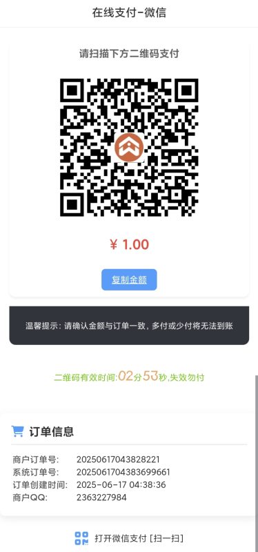 peak码支付全新支付模板，自动检测支付环境仿h5自动转跳-云智汇 - 专注于优质技术以及资源分享
